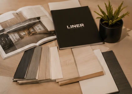 LINER katalog i uzorci materijala