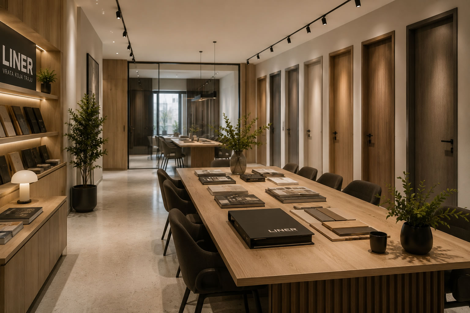 LINER showroom i prezentacija vrata